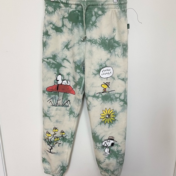NWOT Parks Project X Peanuts Tie-Dye Sweatpant Size Small - Picture 5 of 13